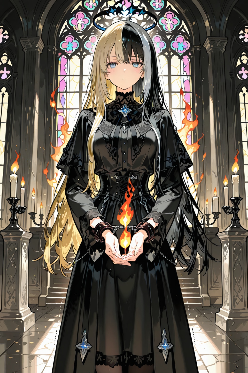 沈黙の聖堂に灯るもの | の人気AIイラスト・グラビア