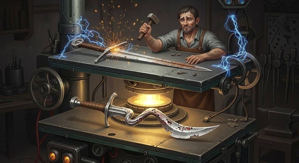 錆びついた剣と無能な鍛冶屋で合成