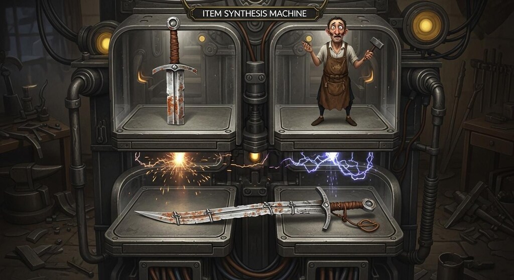 錆びついた剣と無能な鍛冶屋で合成