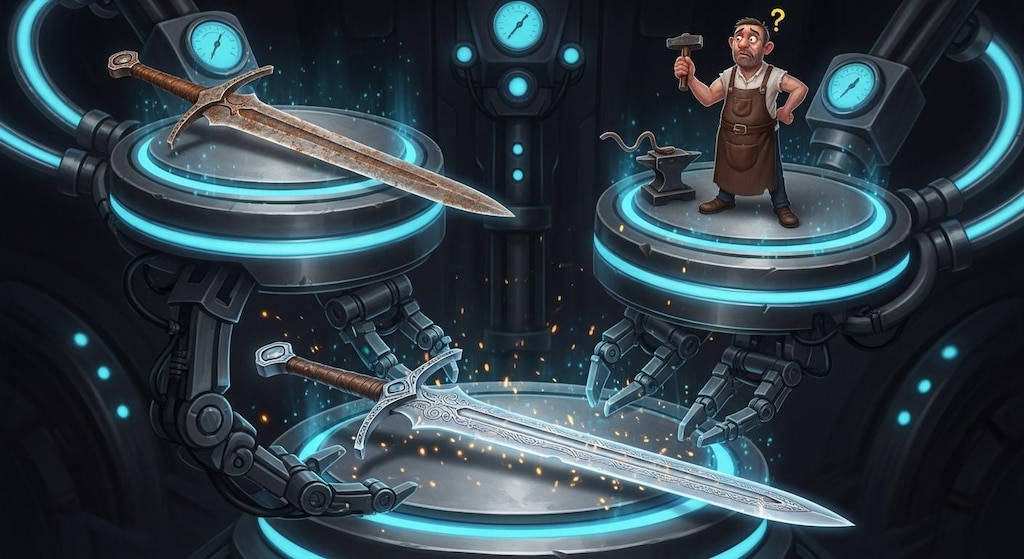 錆びついた剣と無能な鍛冶屋で合成