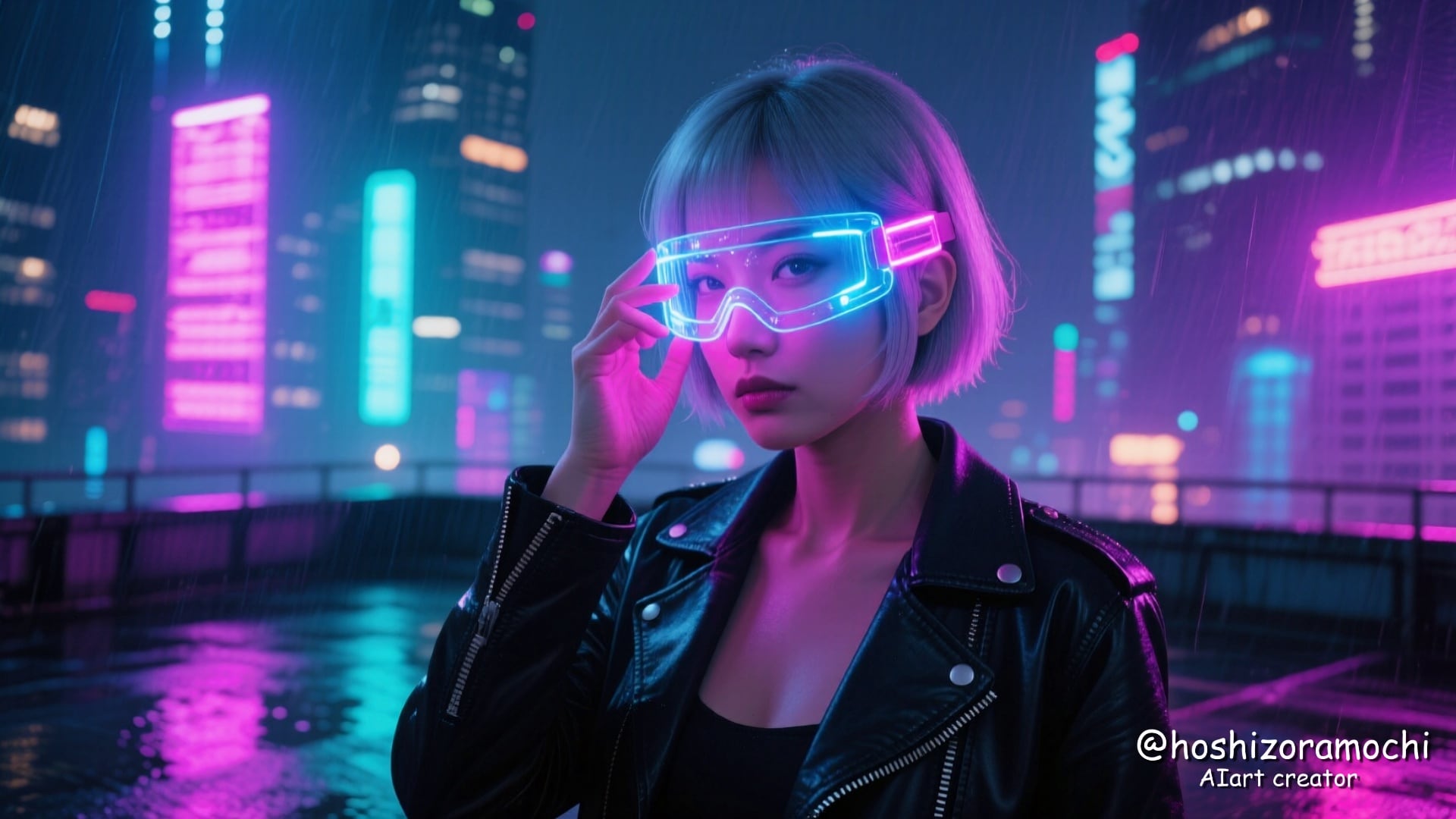 ネオン・ドリーム⚡ | の人気AIイラスト・グラビア