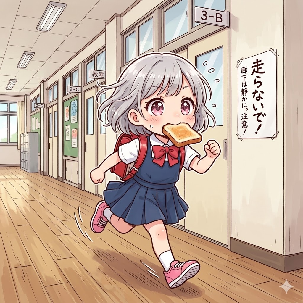 廊下を走らない