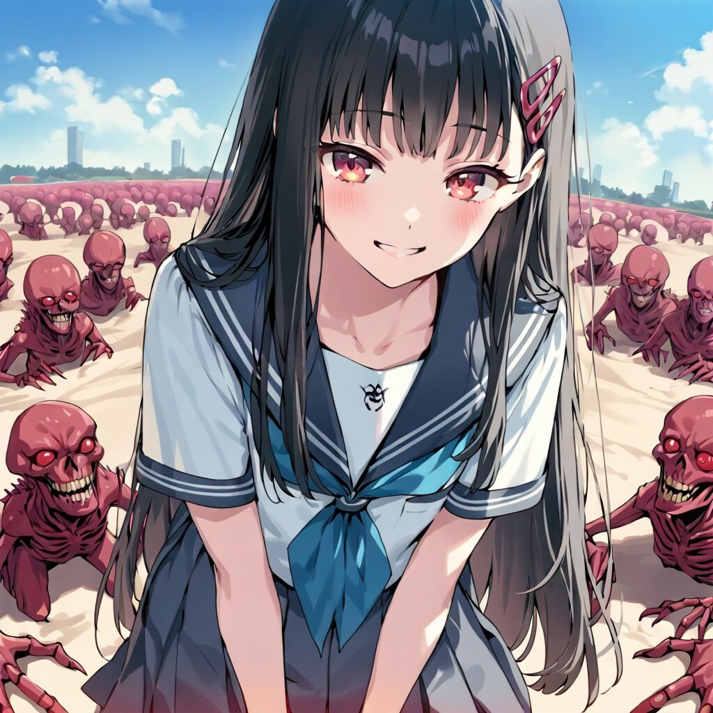 ししょちゃんとエイリアンだよ砂浜で　弾