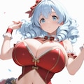 赤衣装のORIHIME 4枚目