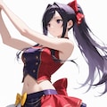 赤衣装のORIHIME 3枚目