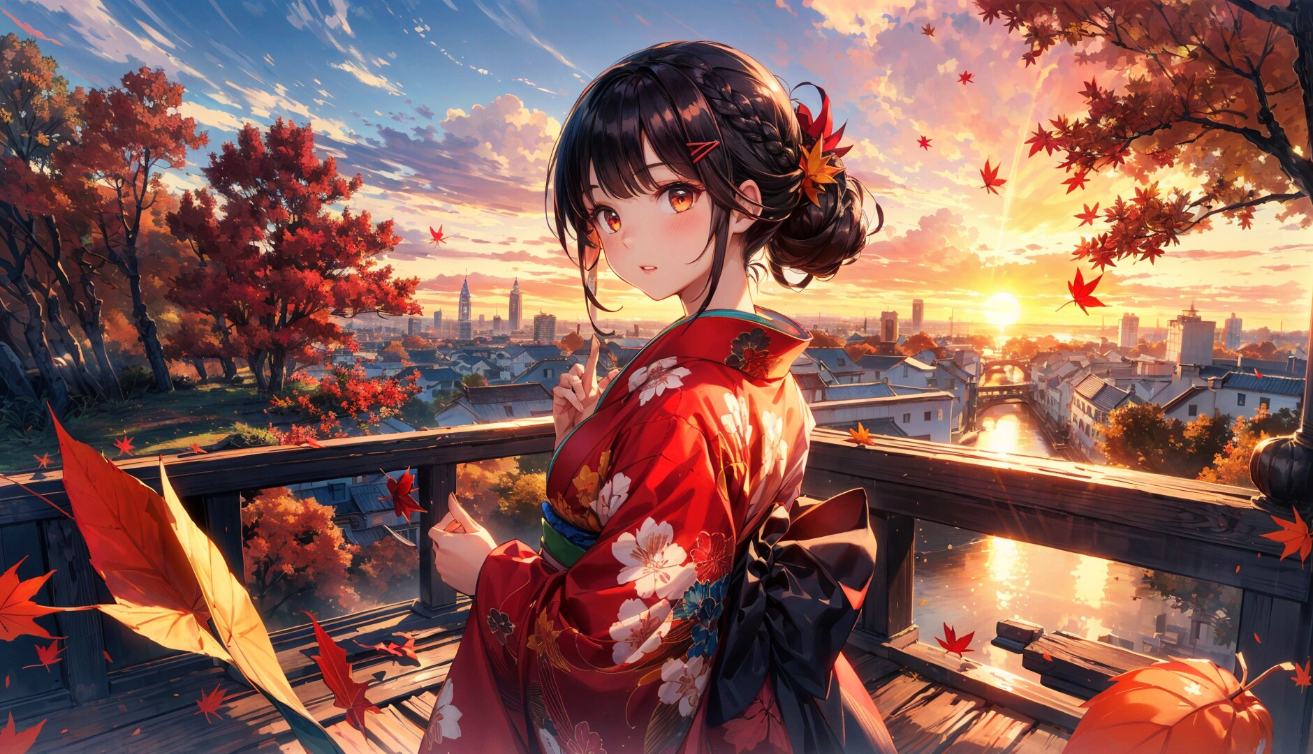 朱く