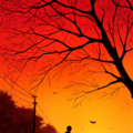 秋の夕焼け 2枚目