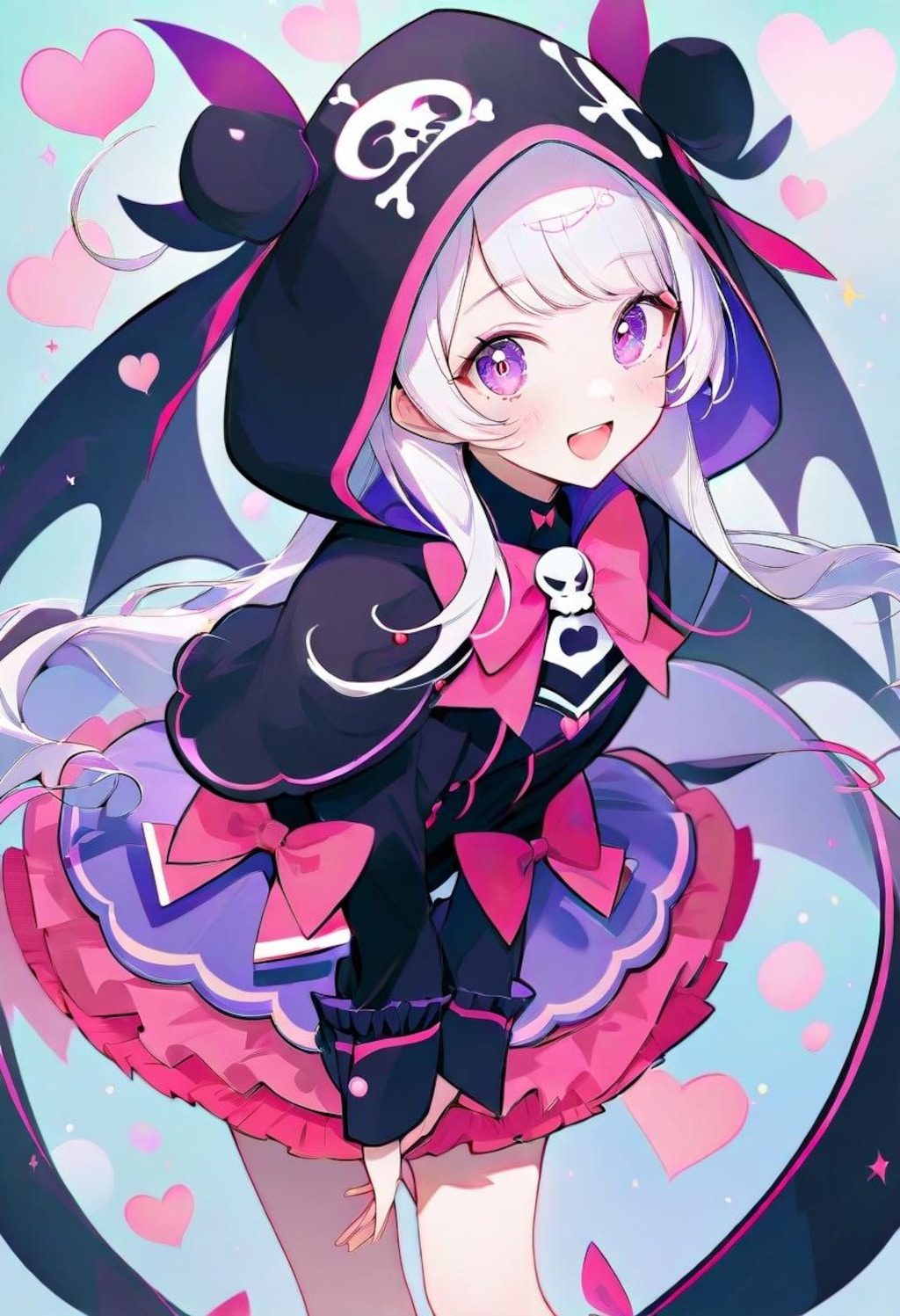 ファンシーでゴスロリ風に