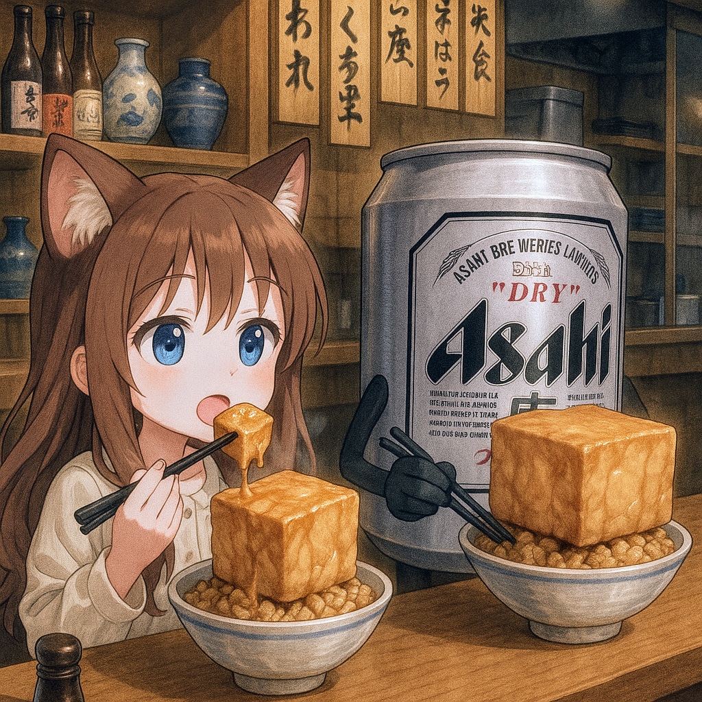 とうめしを食べる小さな女の子