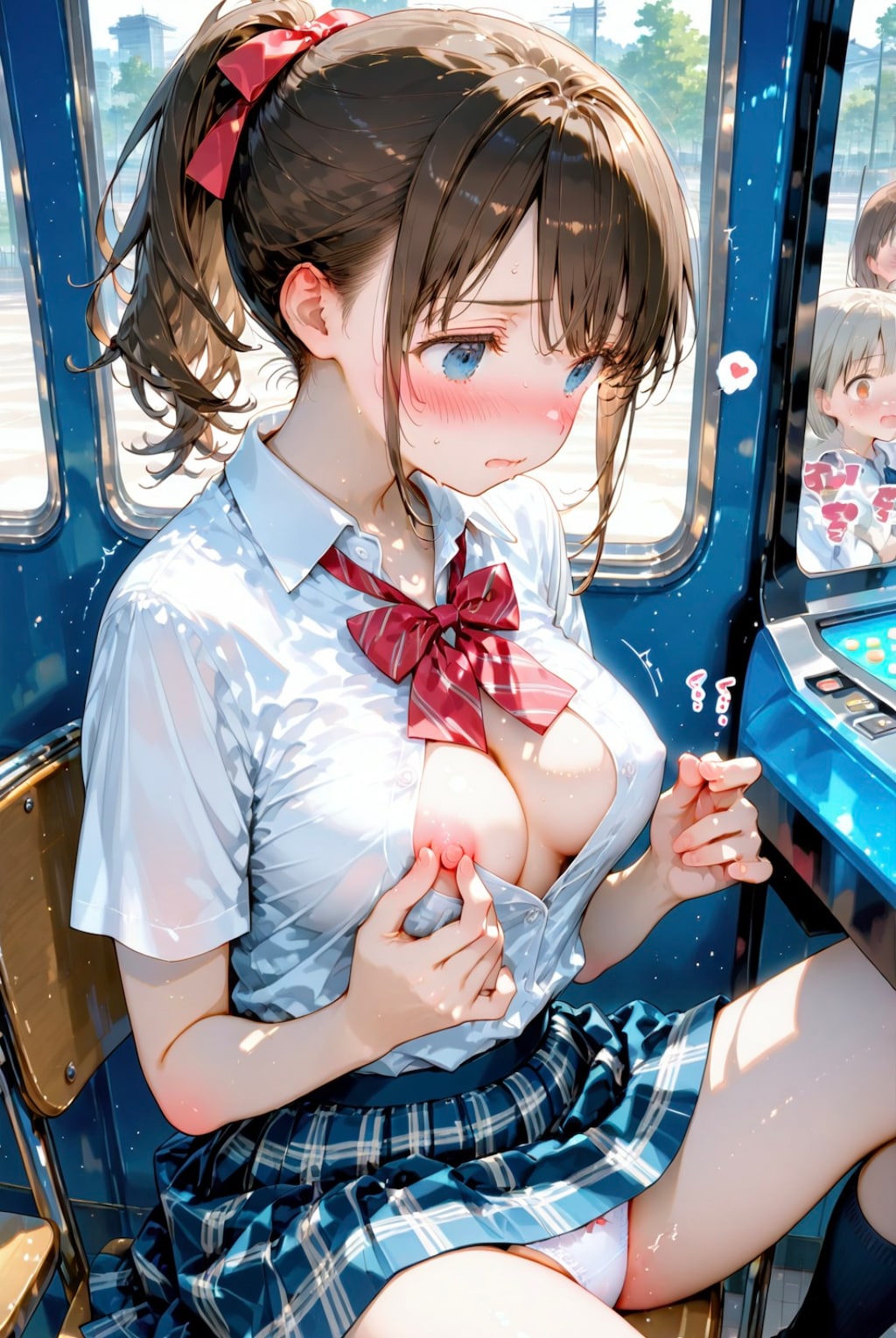 放課後のゲームセンターでチクニー１