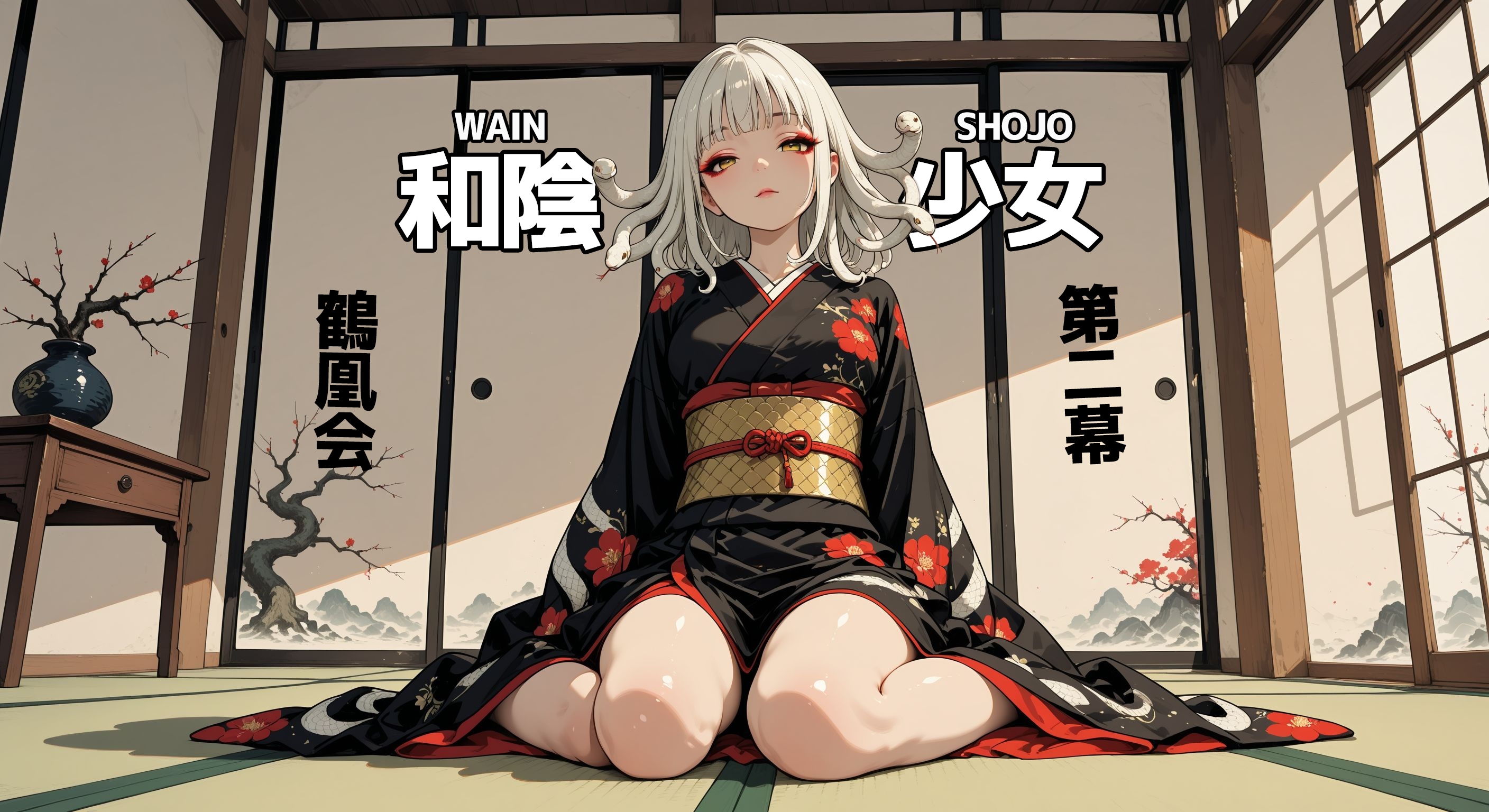 第二幕「鶴凰会」|和陰少女 | の人気AIイラスト・グラビア