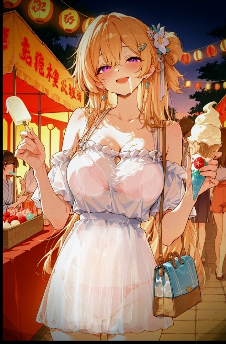 ほろ酔い娘の夏祭り🏮🍦