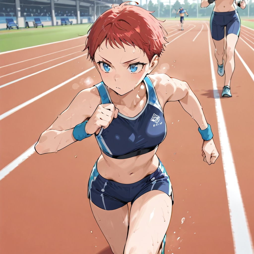 練習中