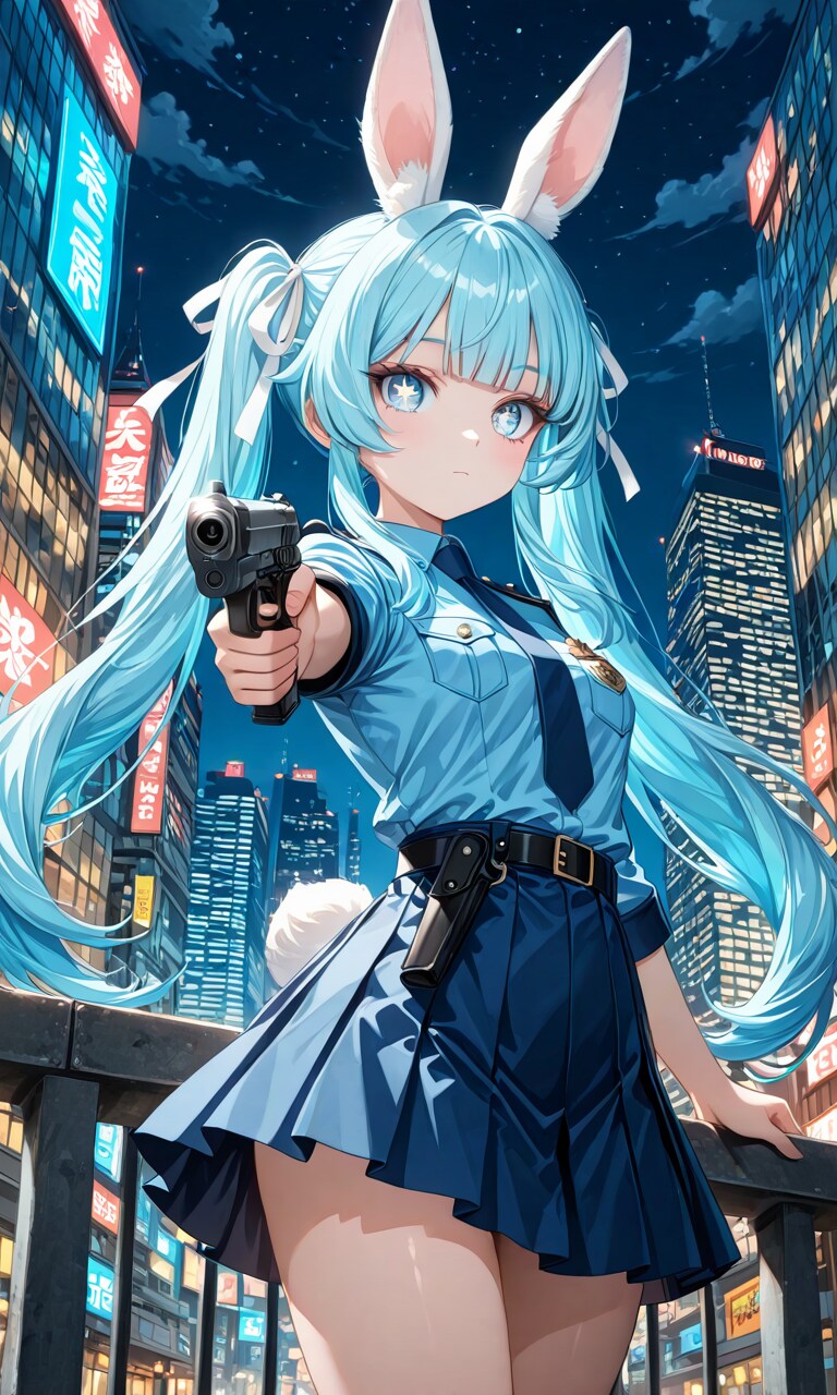 アルナ(らびのん)警察官 | の人気AIイラスト・グラビア