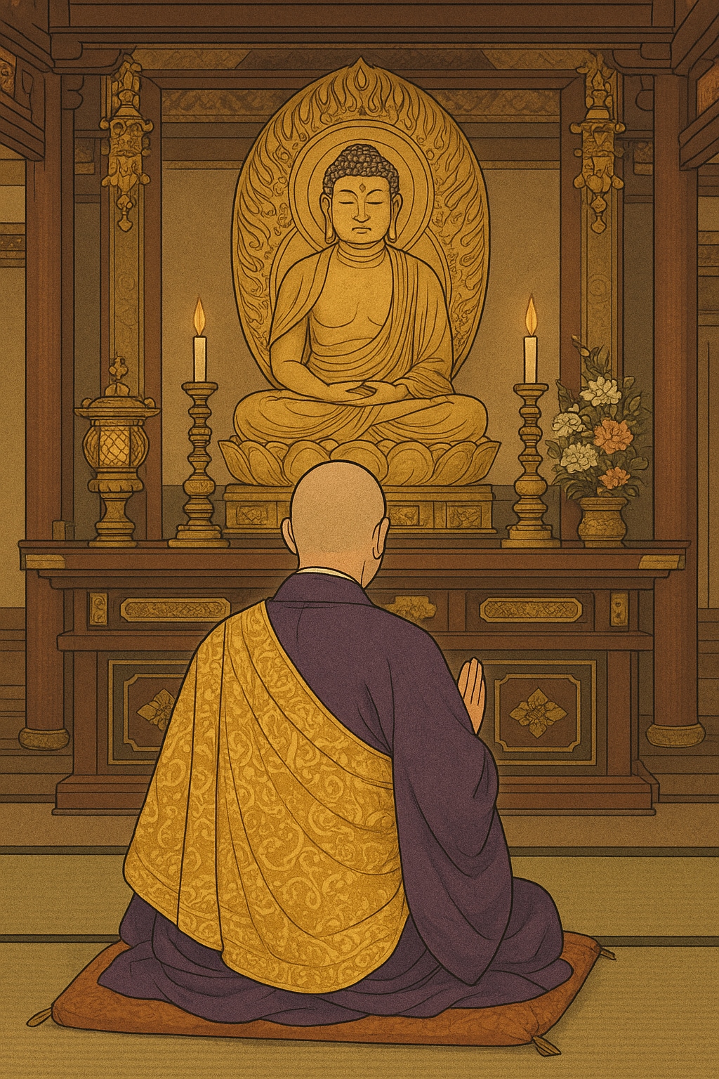 合掌。全世界の没画に皆様の願いを込めて。