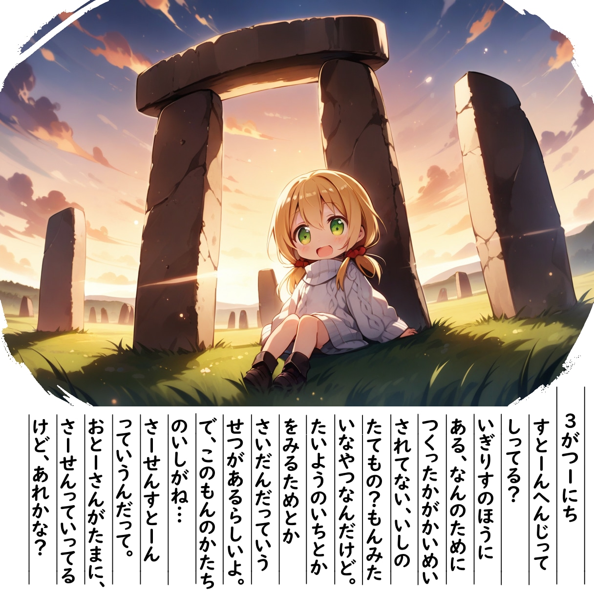 【絵日記】すとーんへんじっていうんだよ | の人気AIイラスト・グラビア