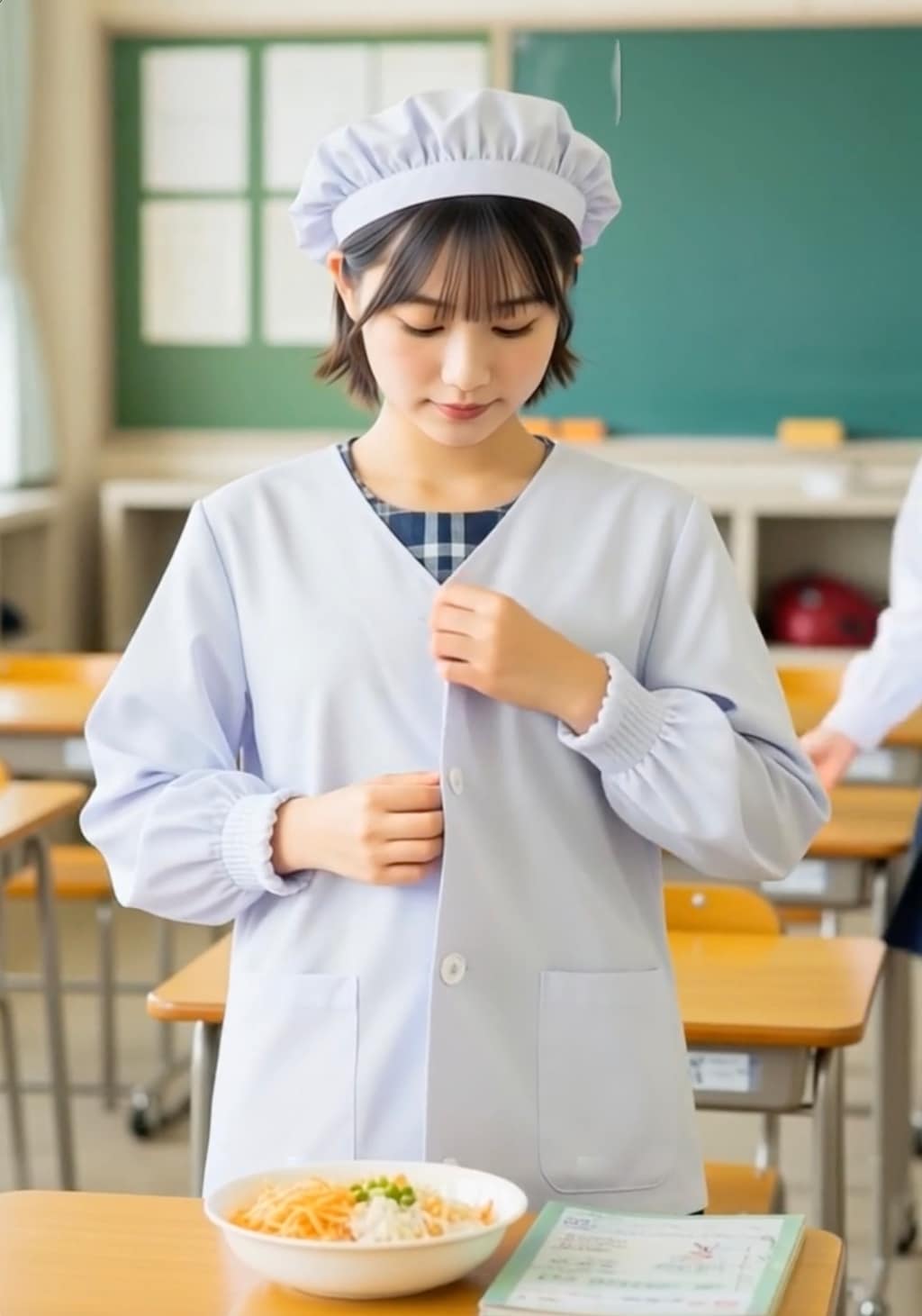 給食当番（養殖4）