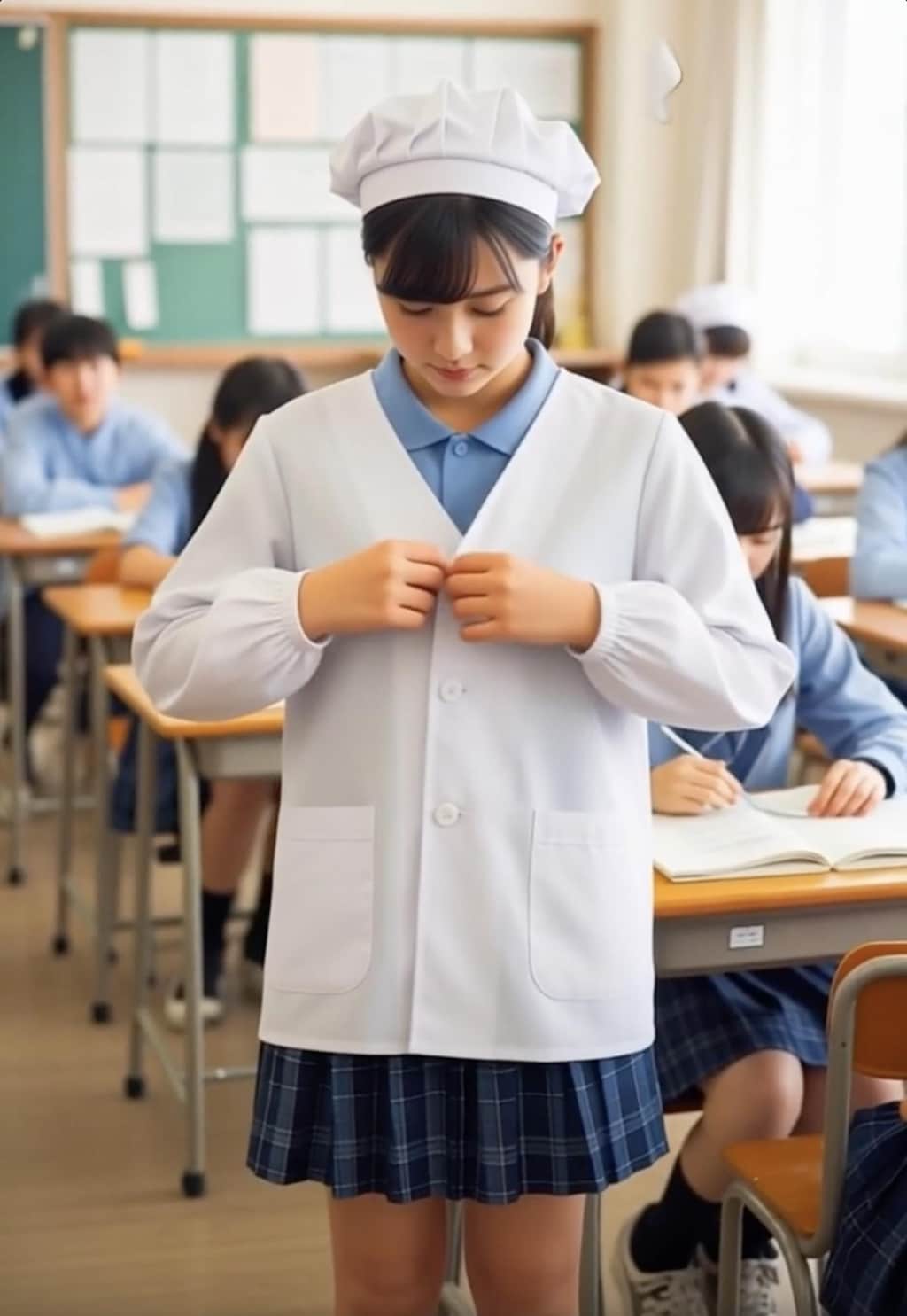 給食当番（養殖4）