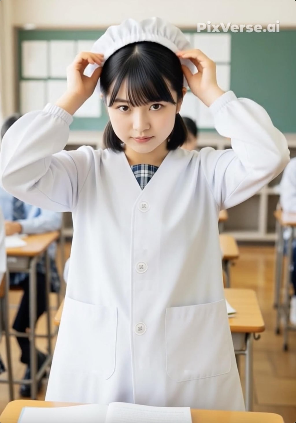 給食当番（養殖4）