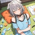大好きなご主人とスキンシップする黒柴あずき 6枚目