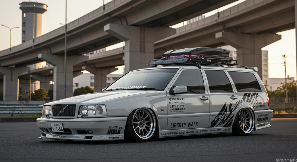 リバティーウォークボルボ850ワゴン