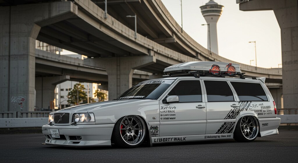 リバティーウォークボルボ850ワゴン