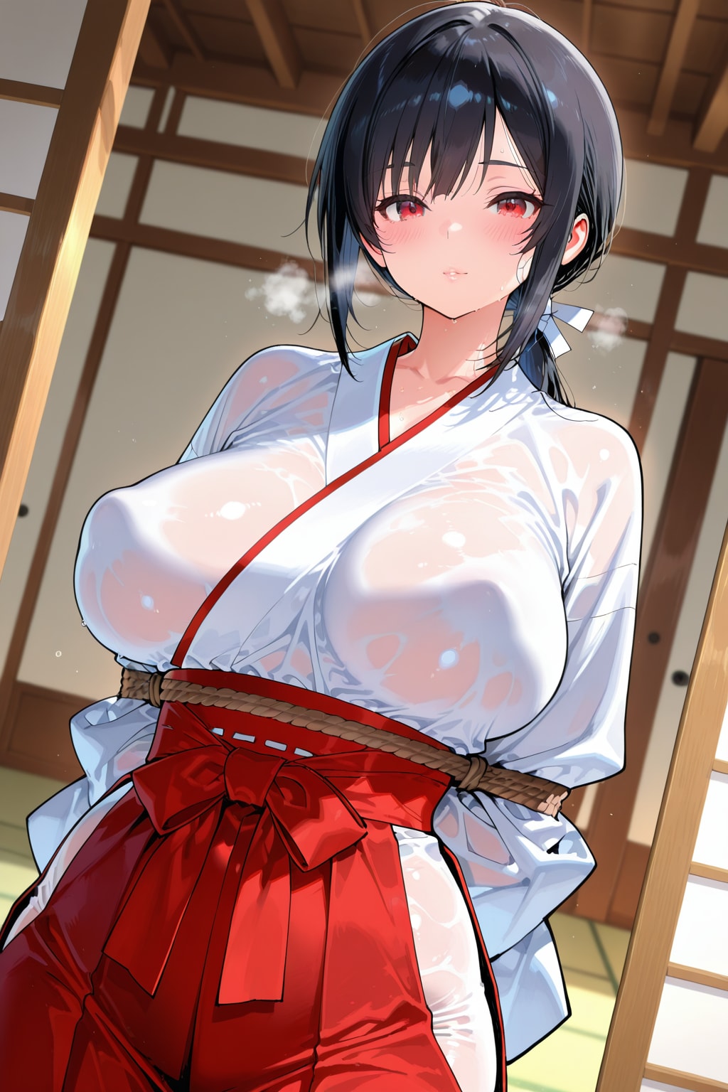 しめ縄巫女さん