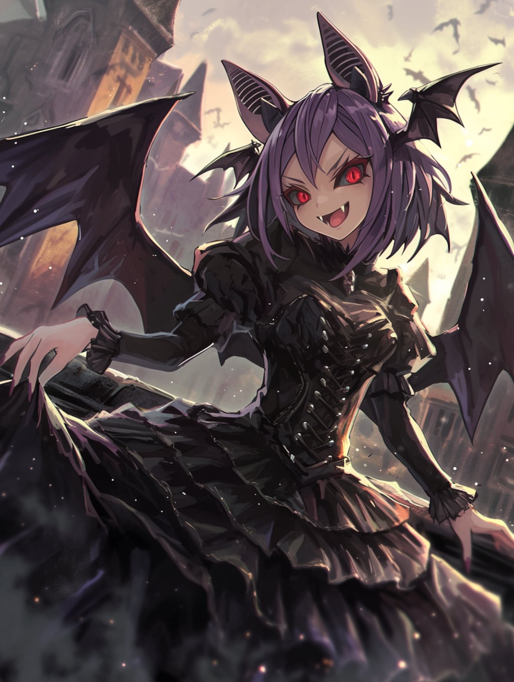 吸血コウモリ娘