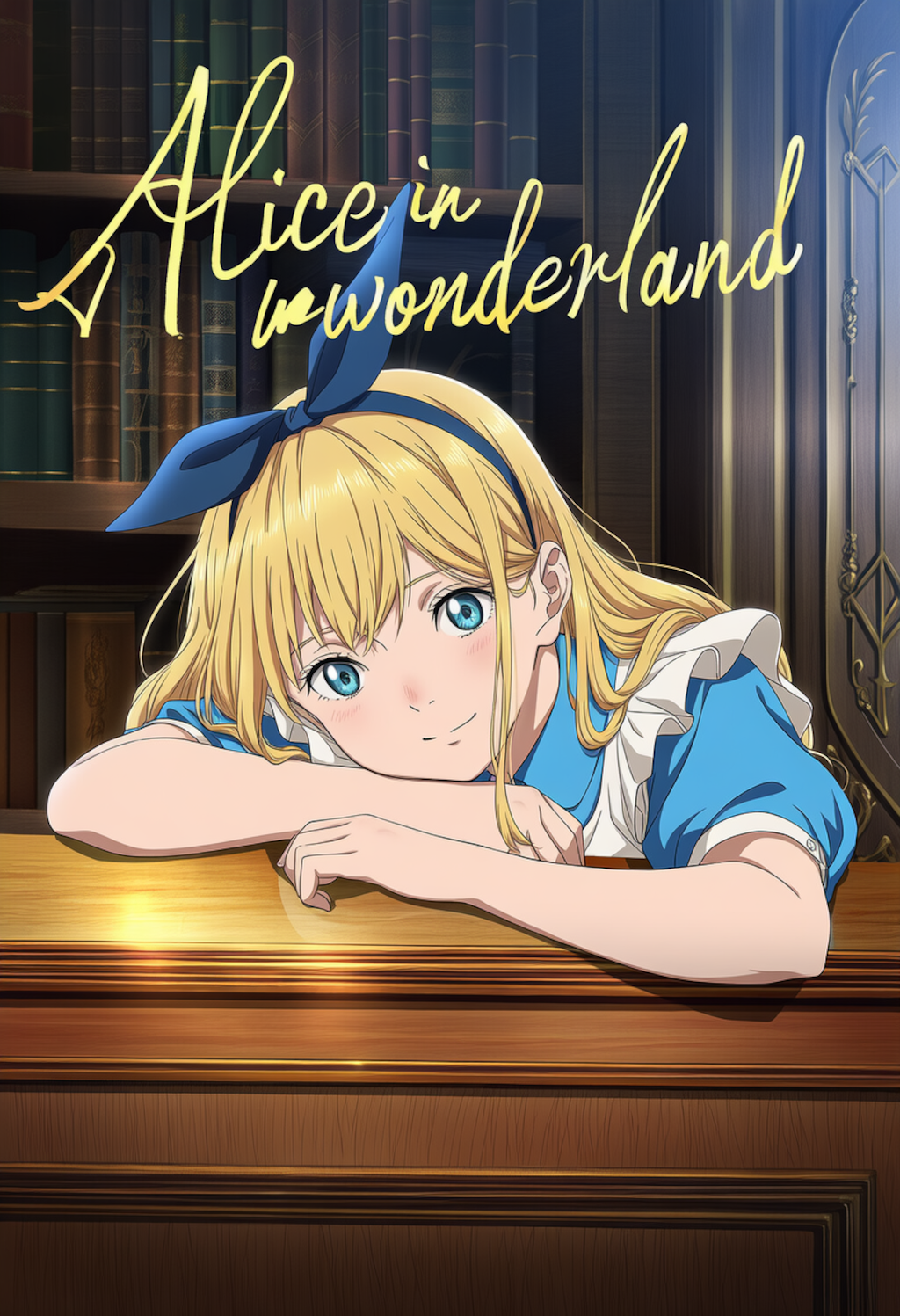 書斎の中のアリス