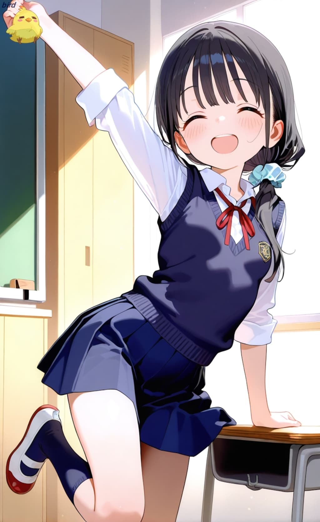 にこにこ笑顔のあずさちゃん