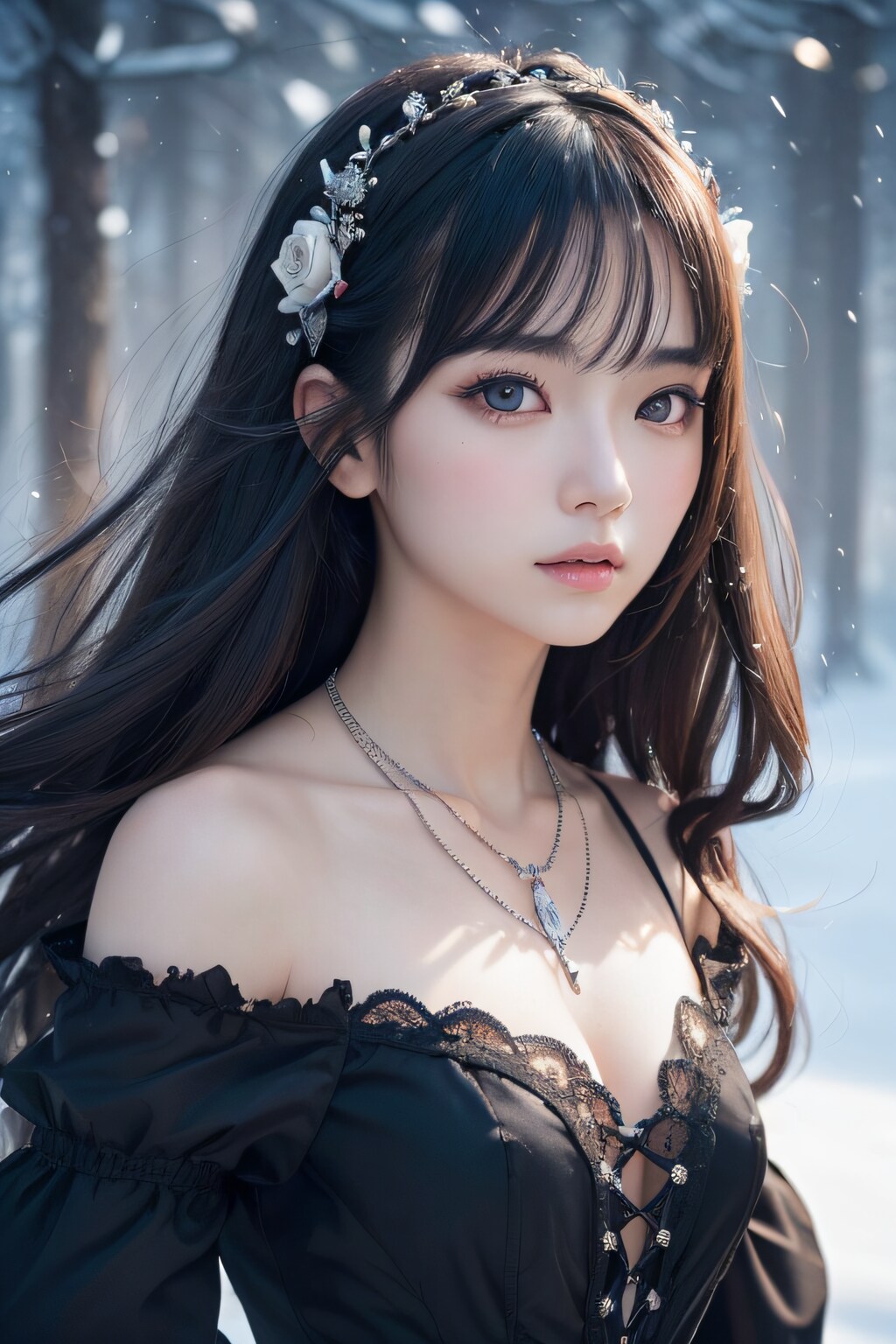 白に染まる黒