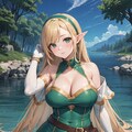 金髪エルフさん_01 7枚目
