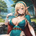 金髪エルフさん_01 4枚目