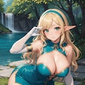 金髪エルフさん_01 3枚目