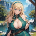 金髪エルフさん_01 8枚目