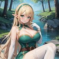 金髪エルフさん_01 5枚目