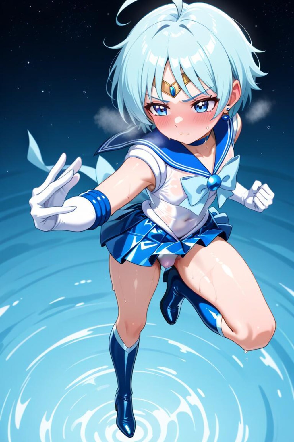 ハヤテのごとく　綾崎ハヤテ　セーラーマーキュリー衣装