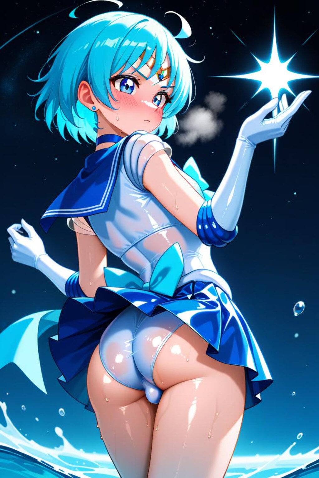 ハヤテのごとく　綾崎ハヤテ　セーラーマーキュリー衣装