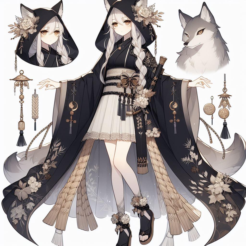 灰狼の少女