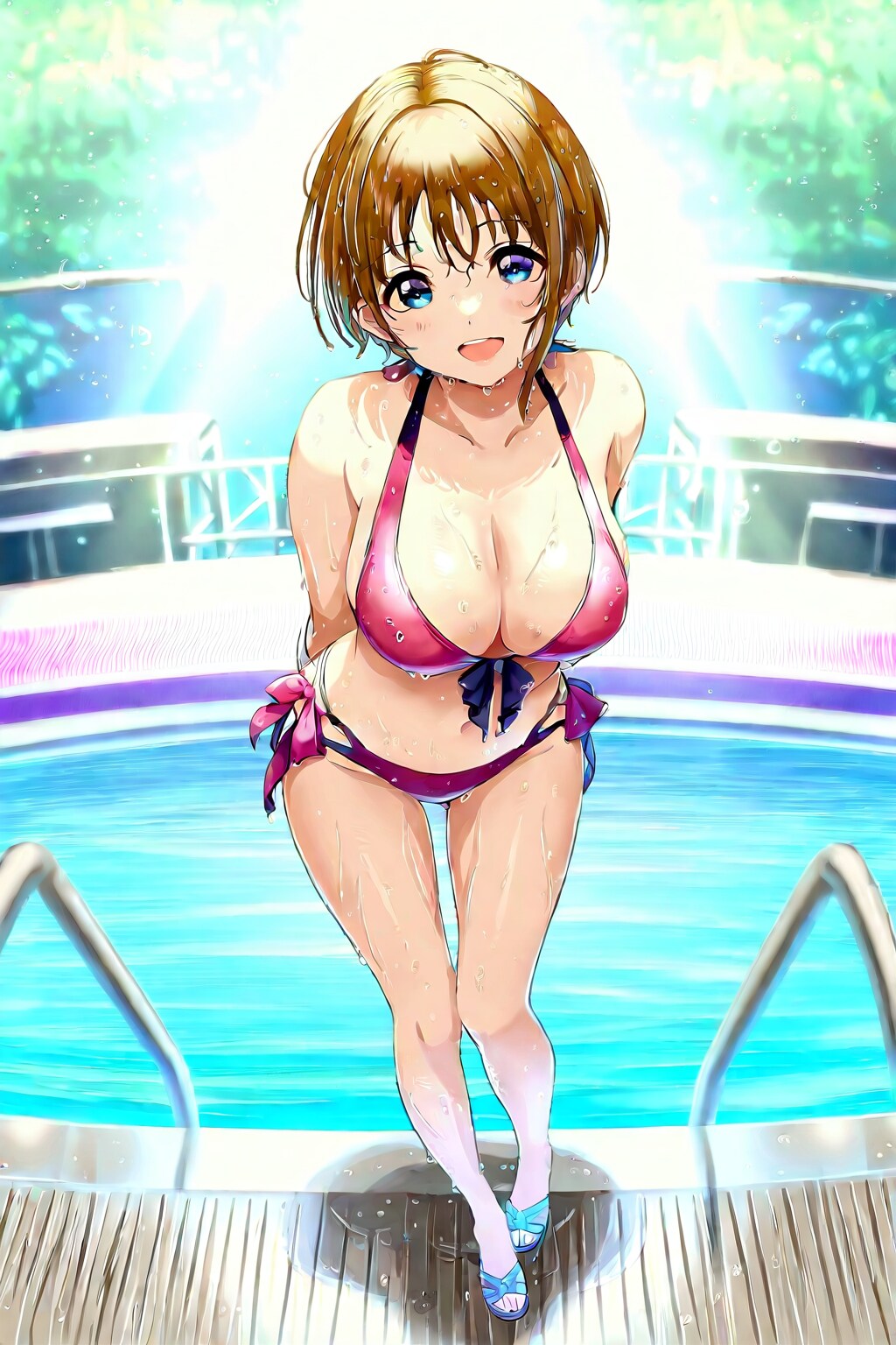 新作水着カタログの撮影です。　その１４