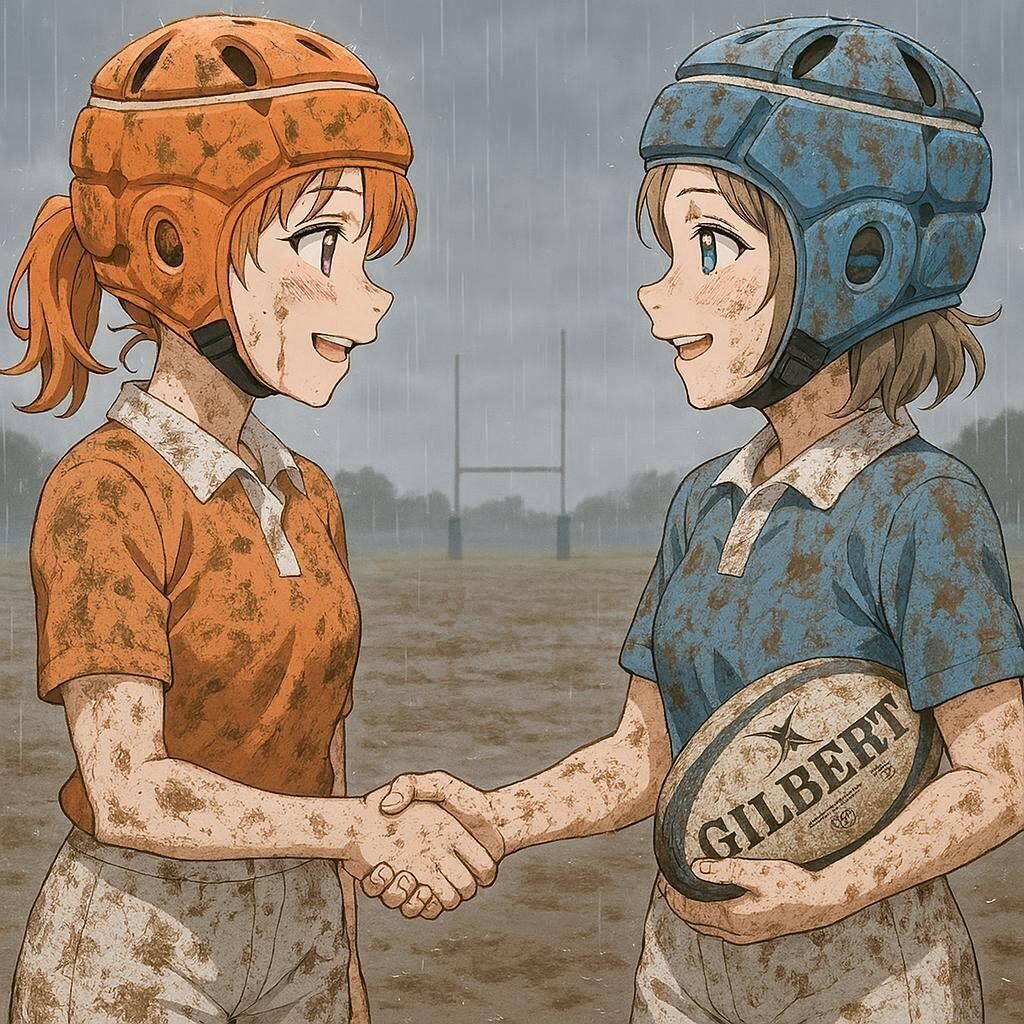 🏉泥まみれの女子ラグビー 153