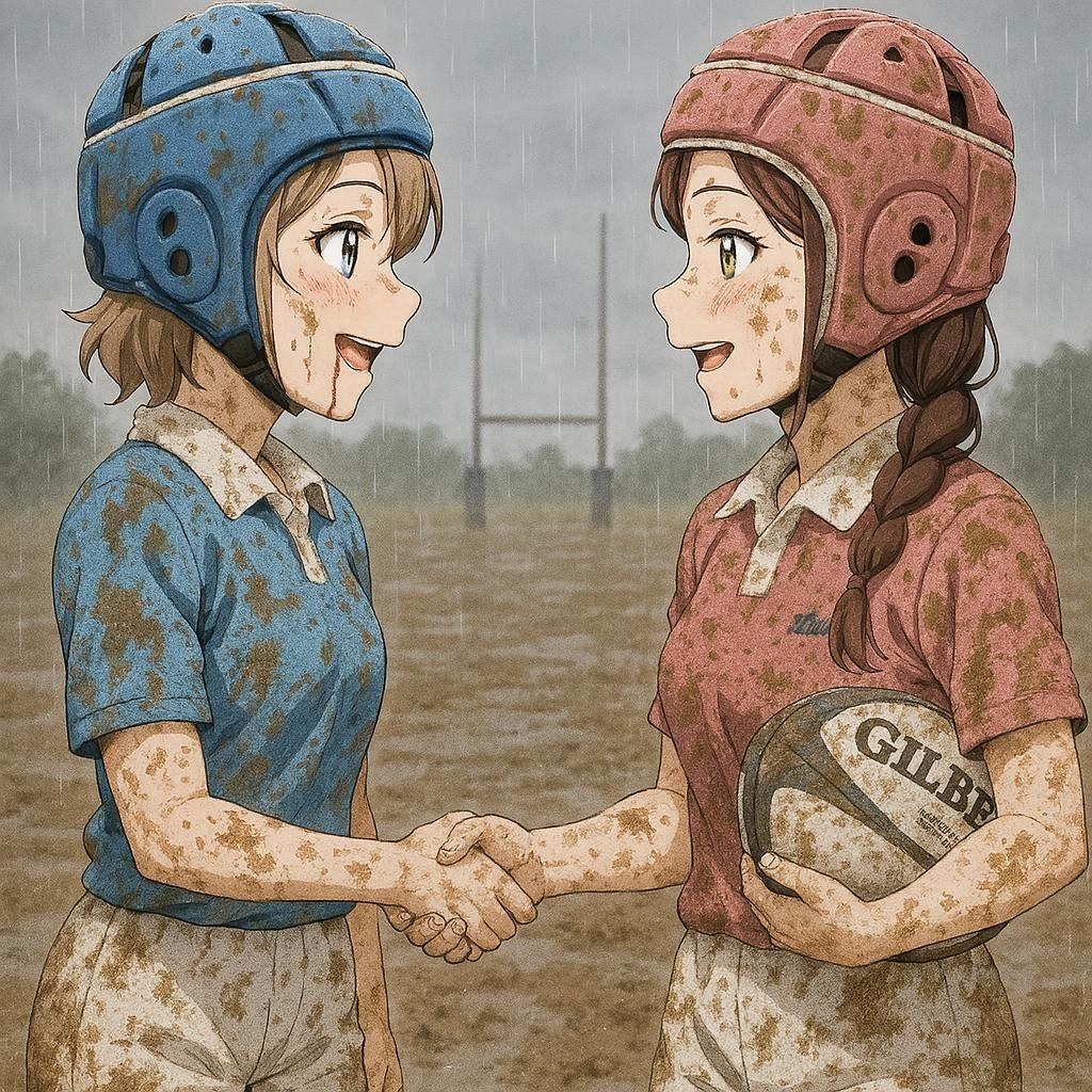 🏉泥まみれの女子ラグビー 153