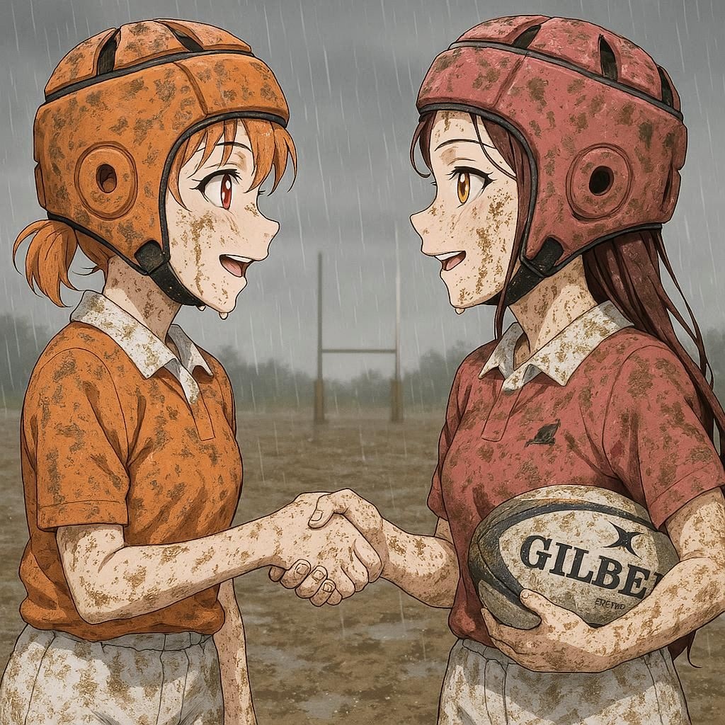 🏉泥まみれの女子ラグビー 153