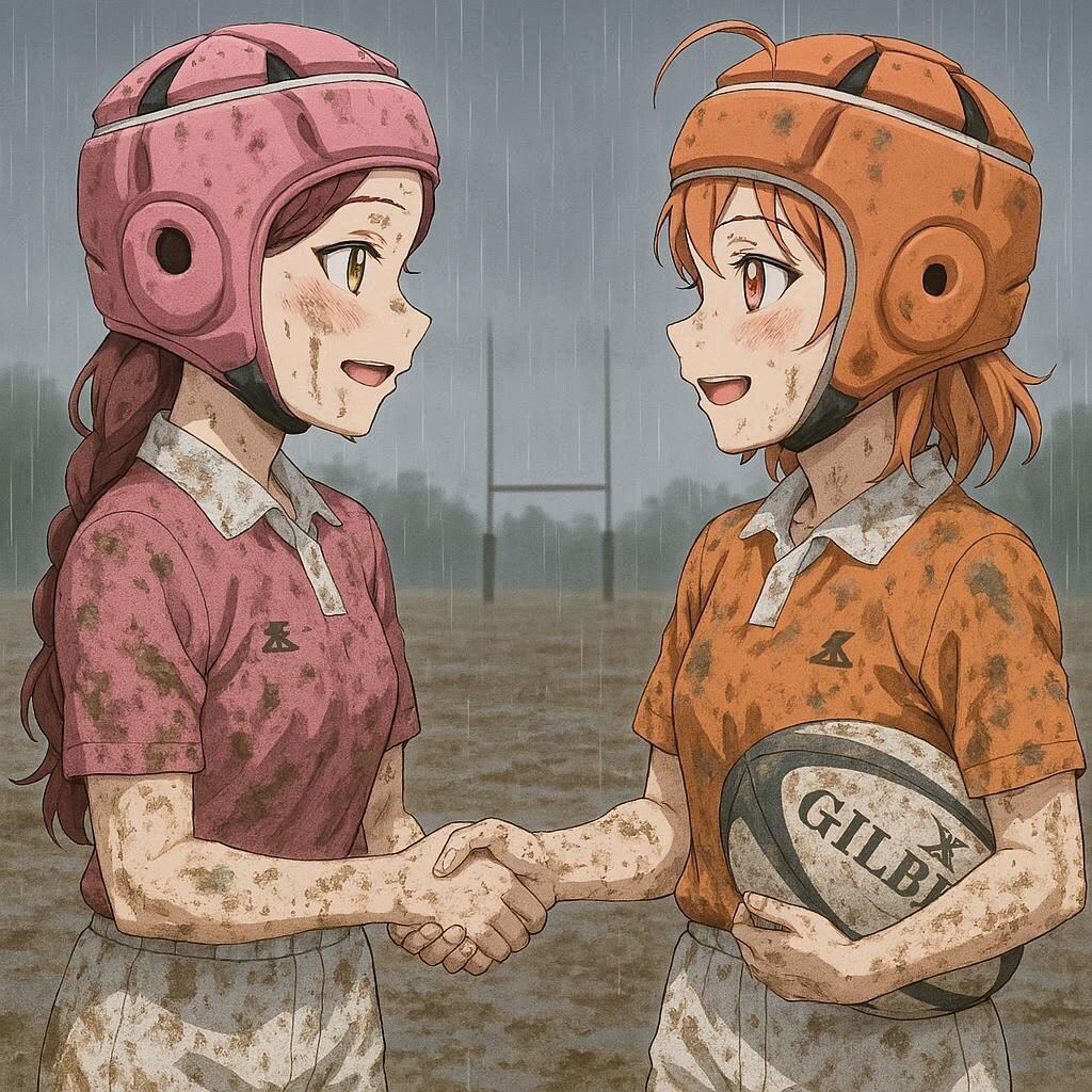 🏉泥まみれの女子ラグビー 153