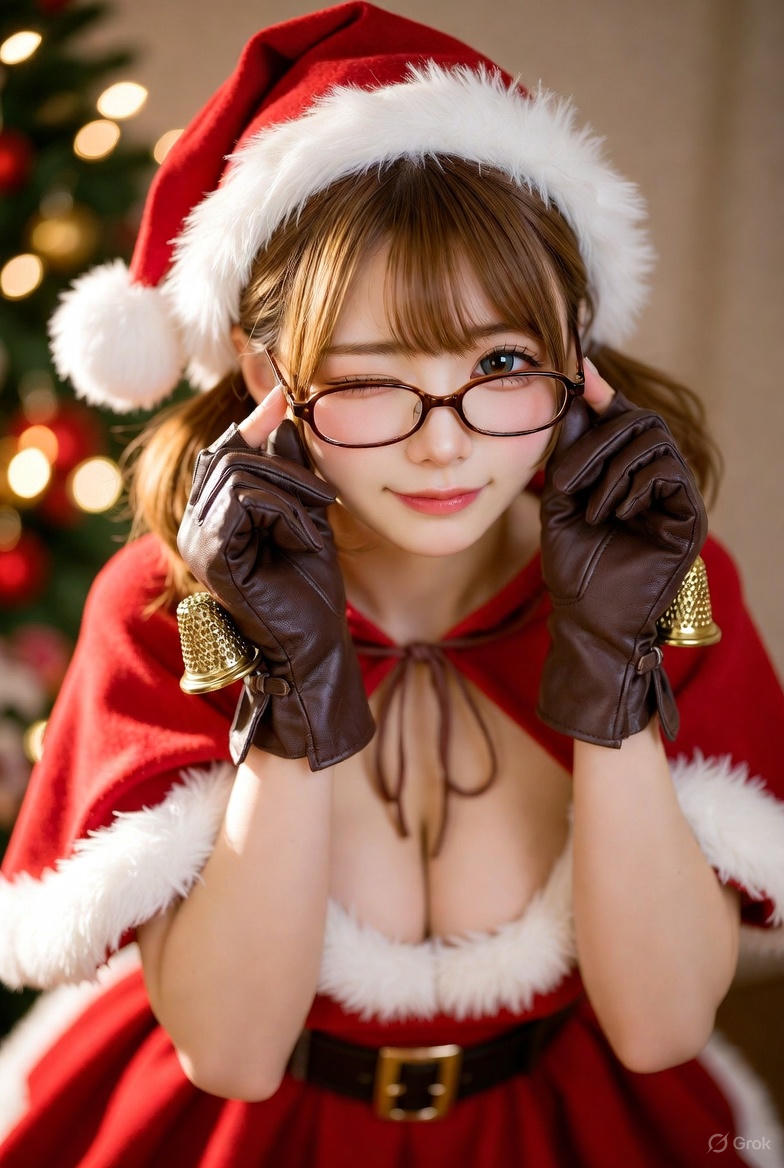 サンタコスの赤ずきんちゃん
