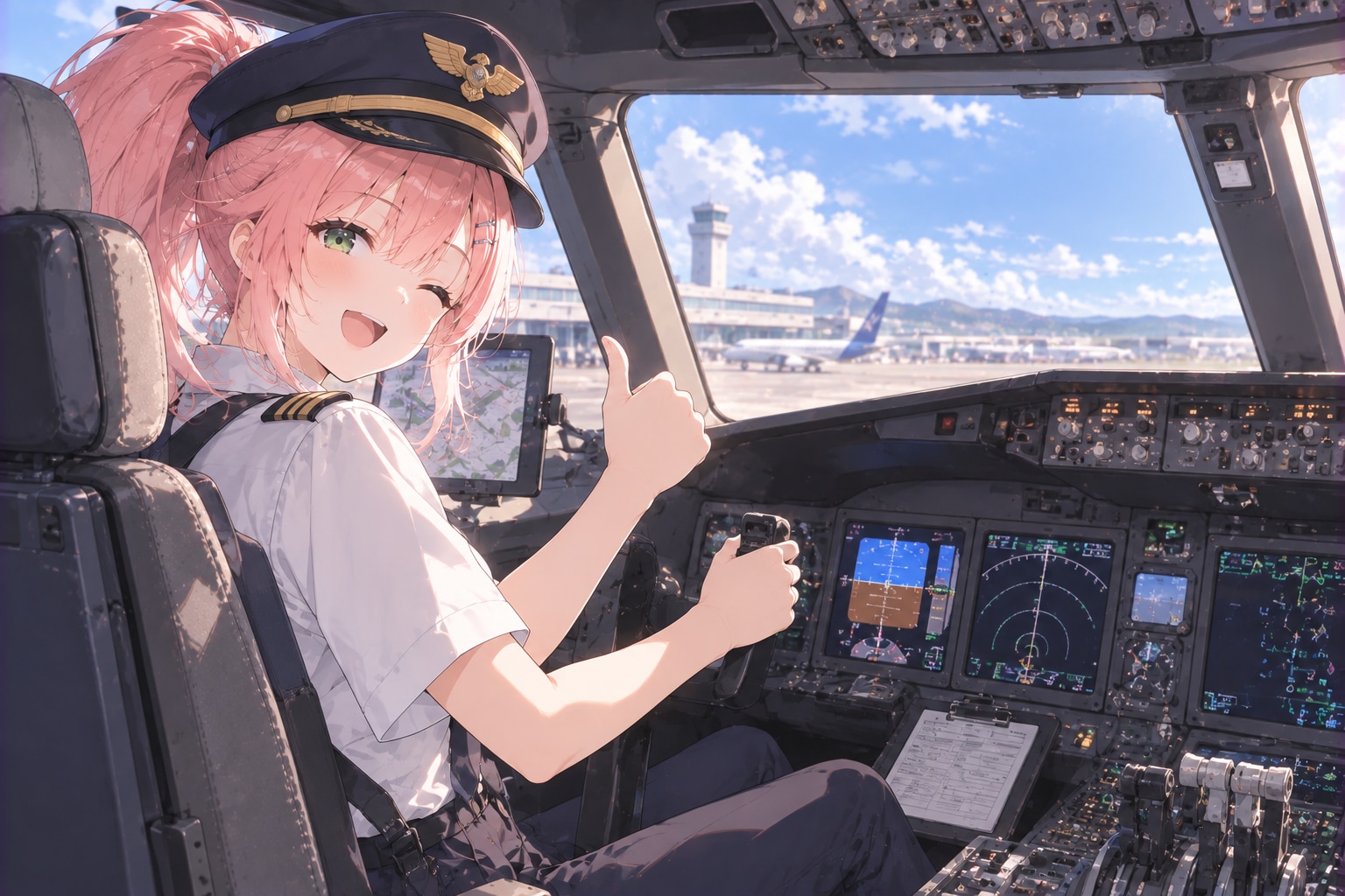 パイロットなハルカ | の人気AIイラスト・グラビア