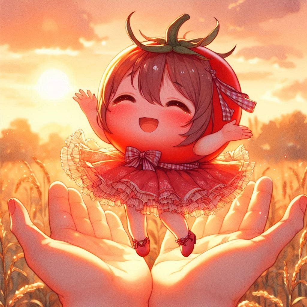 てのひらトマトちゃん