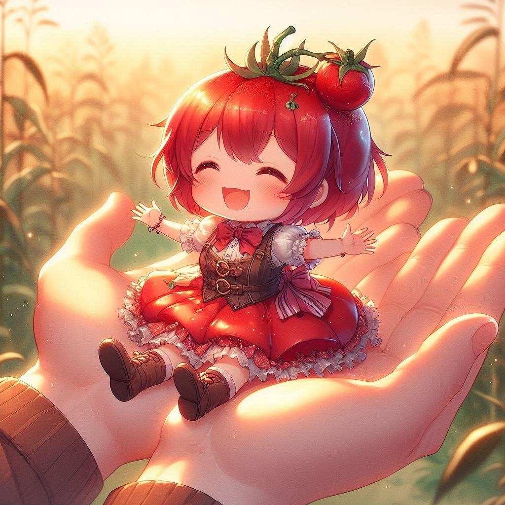 てのひらトマトちゃん