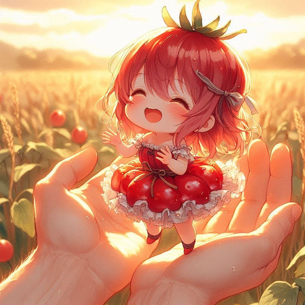 てのひらトマトちゃん