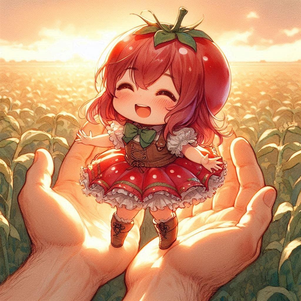 てのひらトマトちゃん